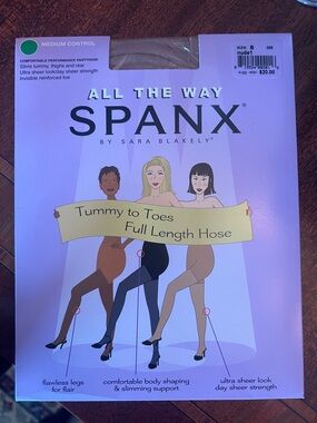 SPANX All The Way Full Length Hose - Nude